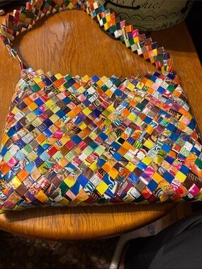 Candy wrapper purse